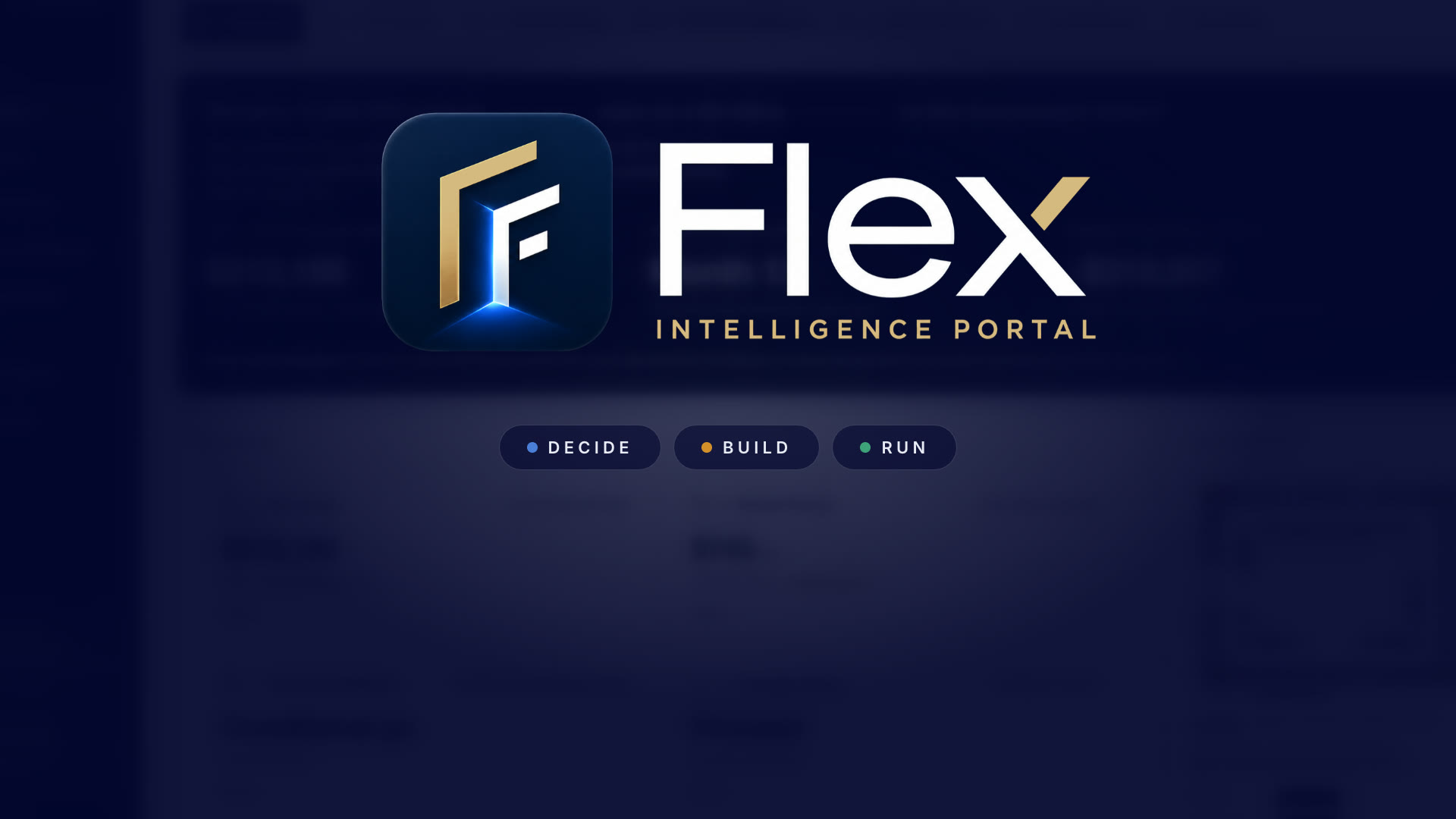 The Flex Intelligence Portal walkthrough